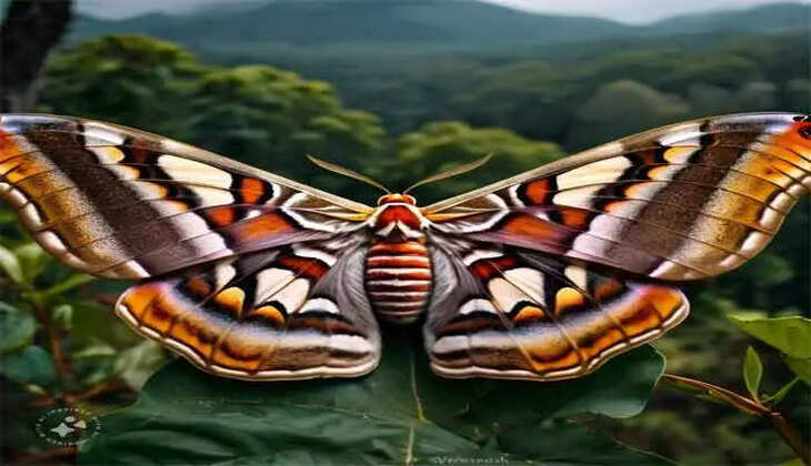 Atlas moth, Wayanad, Kerala, rare moth, largest moth, snake moth, entomology, wildlife, nature, India