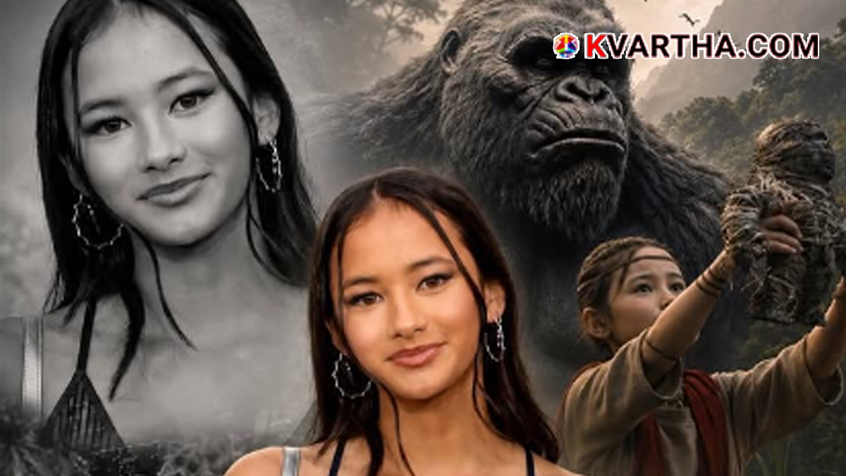 Conceptual image of Hollywood actress Kaylee Hottle