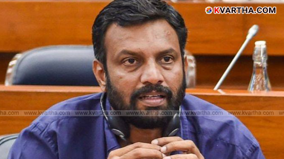 Adv. P Santhosh Kumar MP speaking.