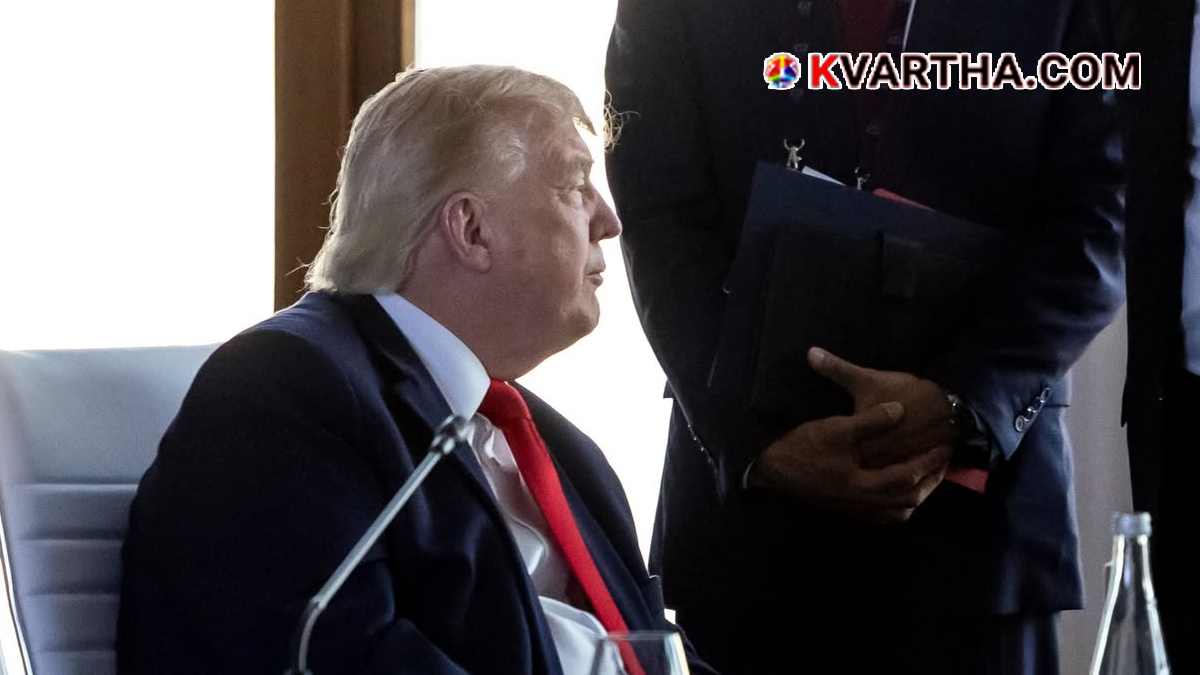US President Donald Trump at the G7 Summit.