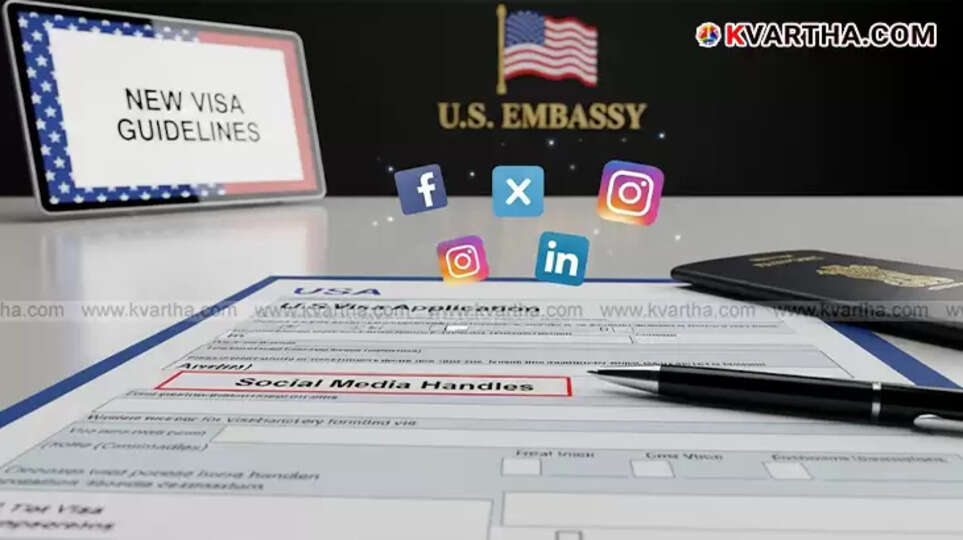 US Embassy building, new visa rules.