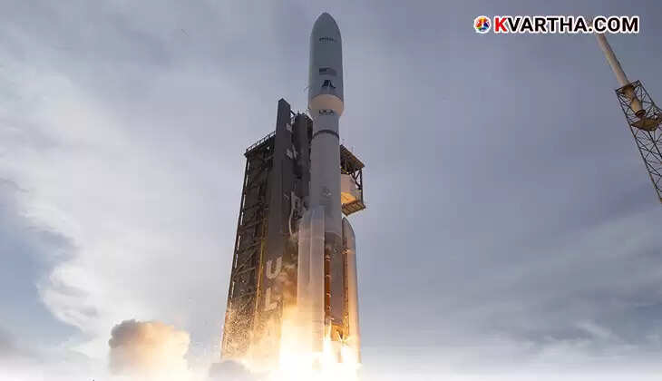 Amazon's Kuiper satellites launch on a United Launch Alliance Atlas V rocket.
