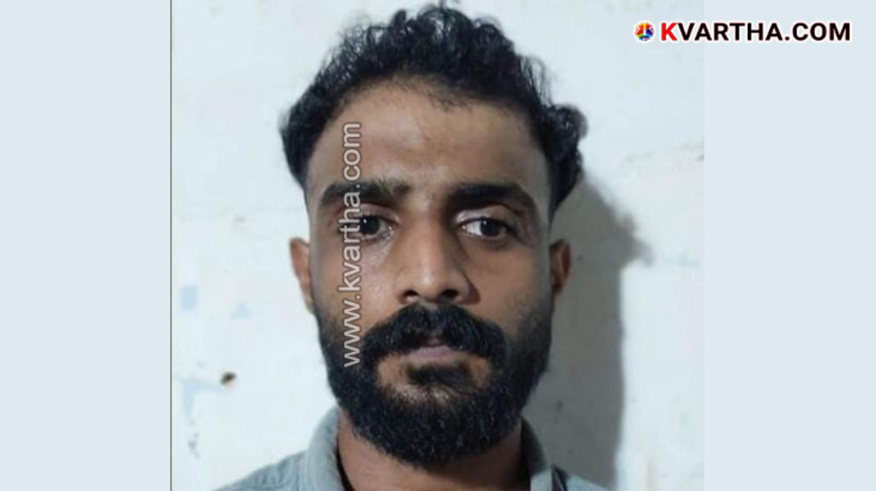 A man arrested with MDMA by excise officials in Kannur.