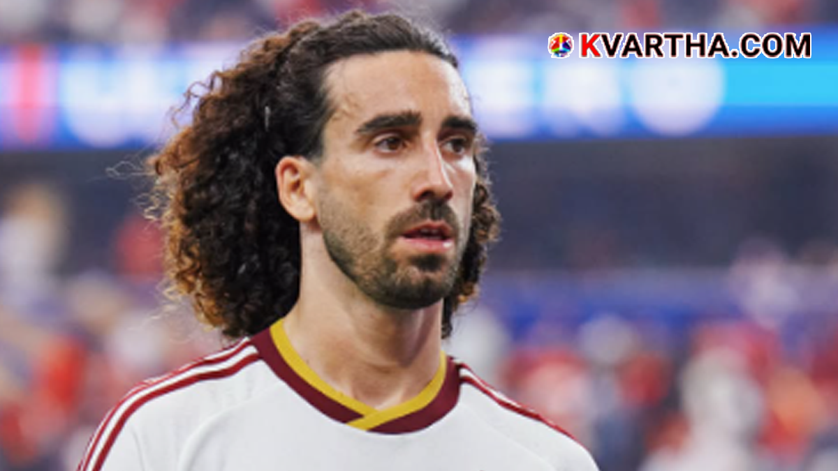 Marc Cucurella in action for Spain