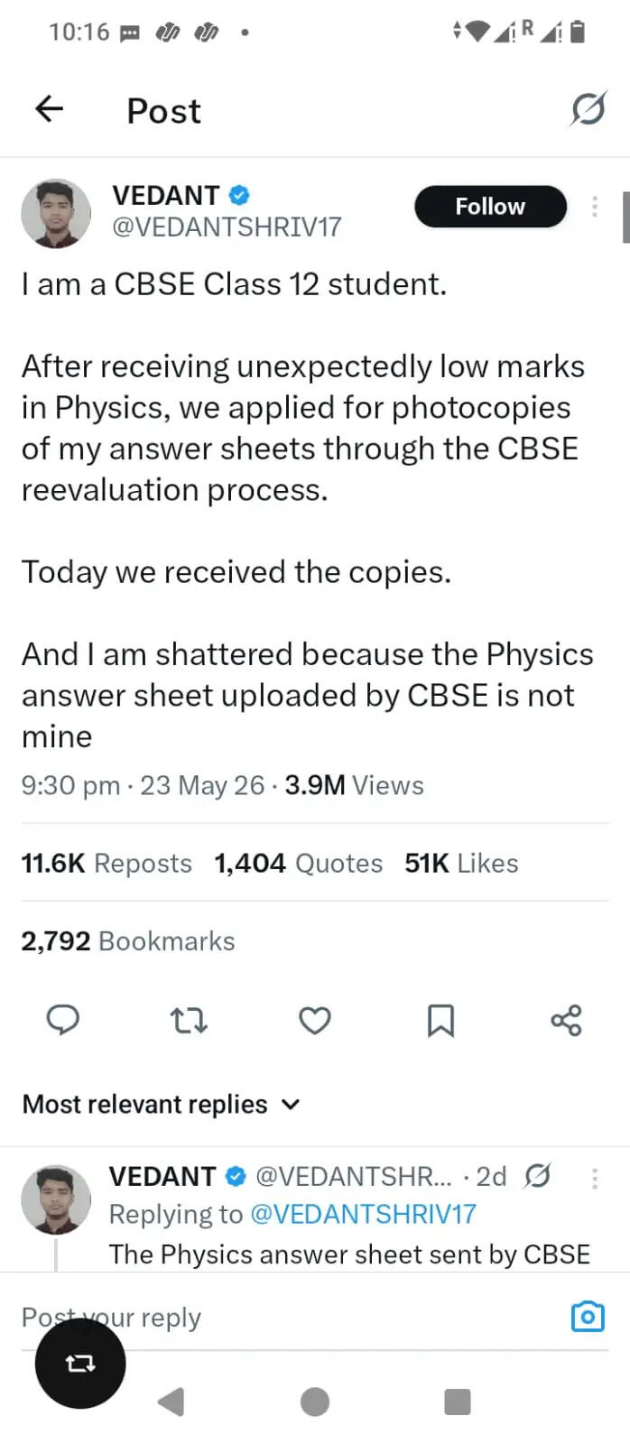 vedant _post
