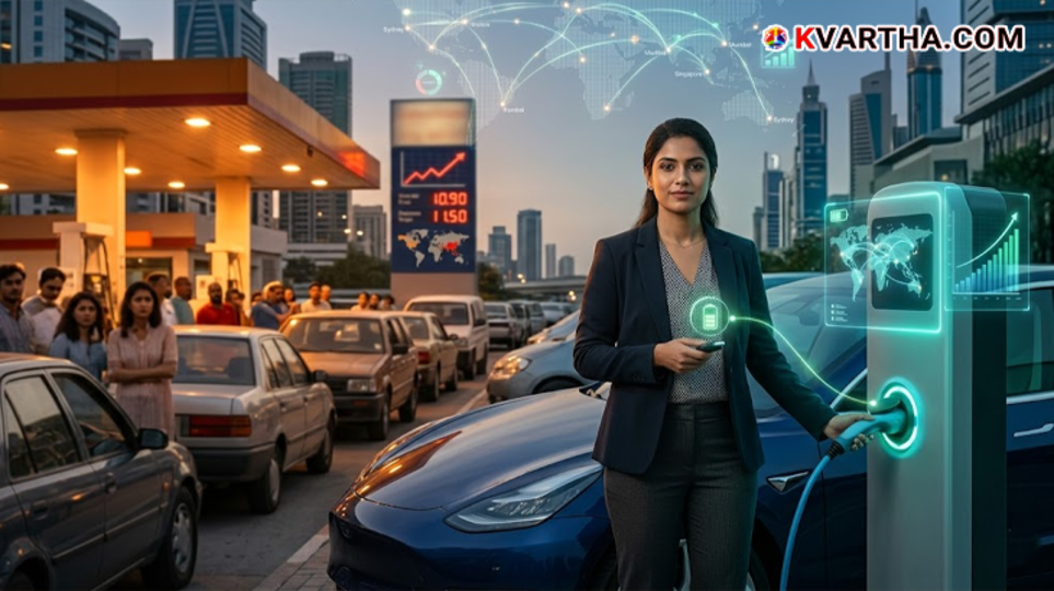 A visual indicating the increasing demand for electric vehicles globally.&nbsp;