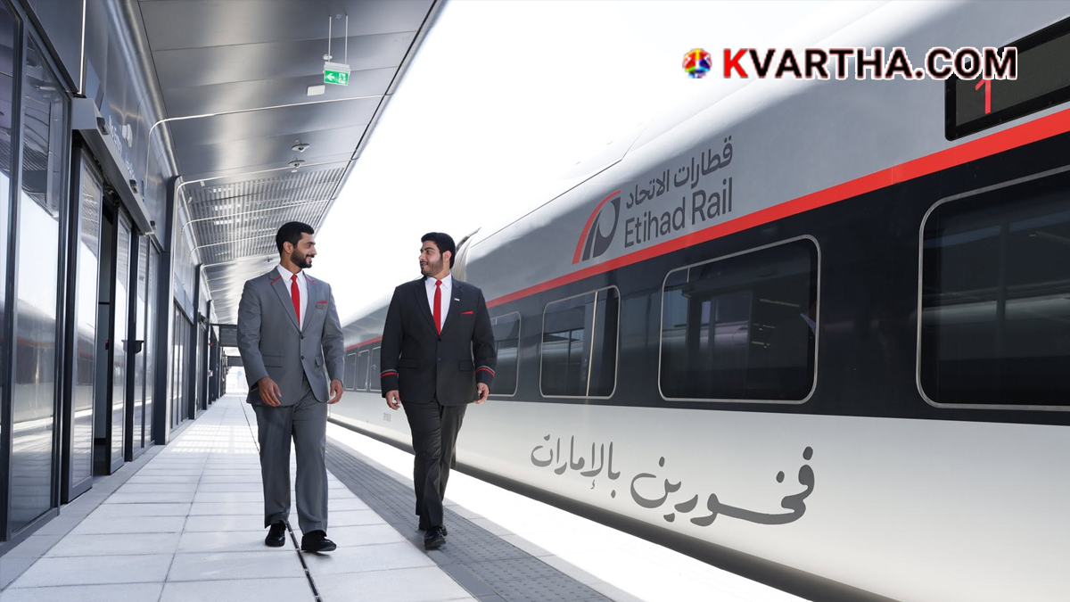 Etihad Rail passenger train
