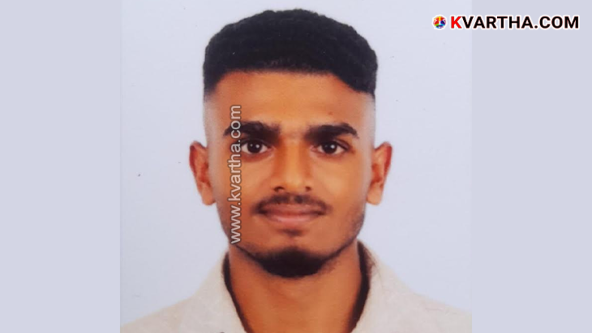 Portrait of Biljith Biju, a youth who donated his organs after a tragic accident.