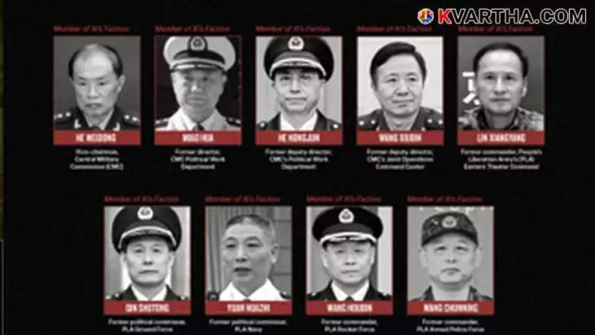 China Purges Nine Senior Military Officials Including Politburo Member and Xi Jinping Confidant