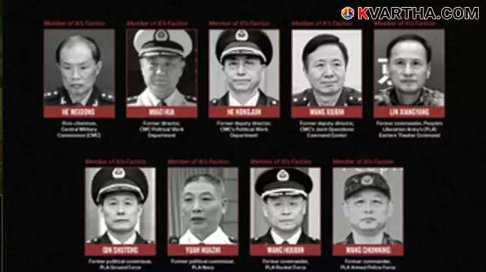 China Purges Nine Senior Military Officials Including Politburo Member and Xi Jinping Confidant