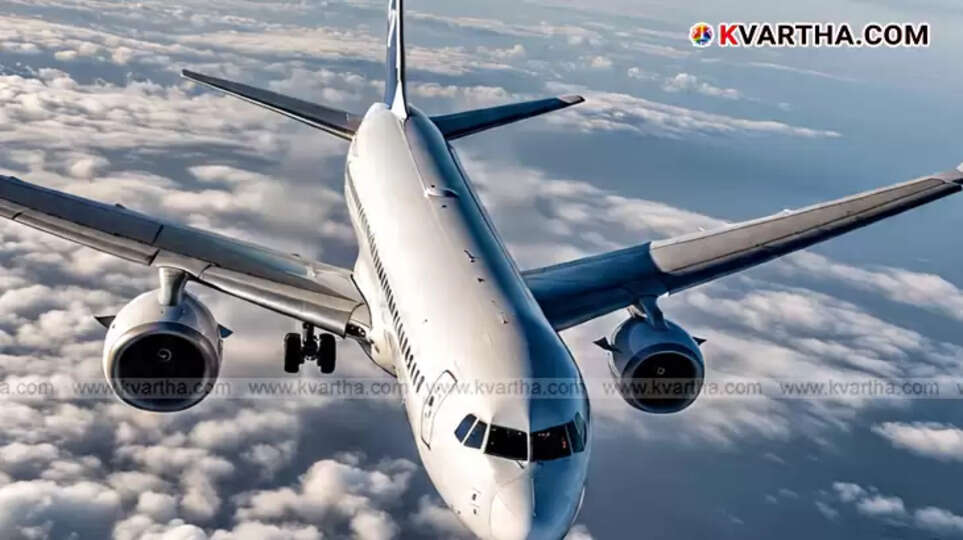  View from inside an airplane cockpit, showing various controls and instruments.