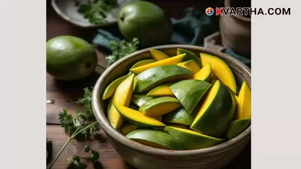 Image Representing Refreshing Raw Mango Juice Recipe