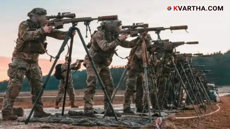 A high-tech military command center using AI screens to monitor war zones