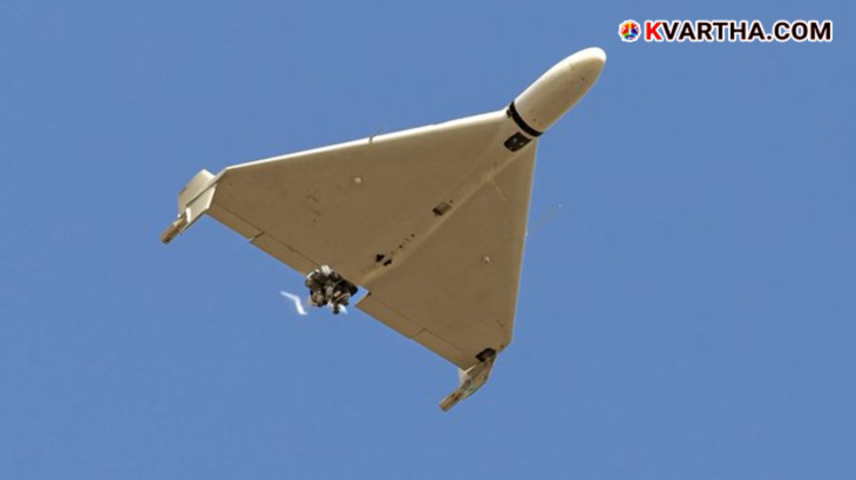 Iranian Shahed drones on a launcher used in the recent conflict