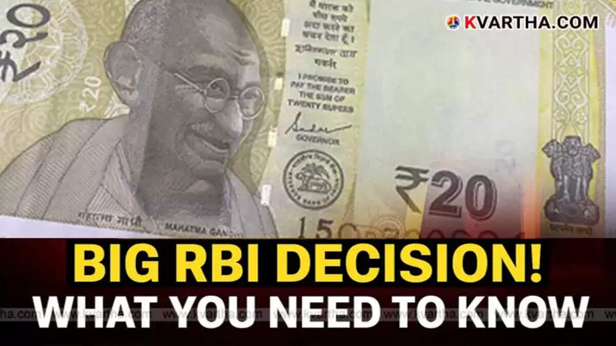 Sample image of the ₹20 currency note.