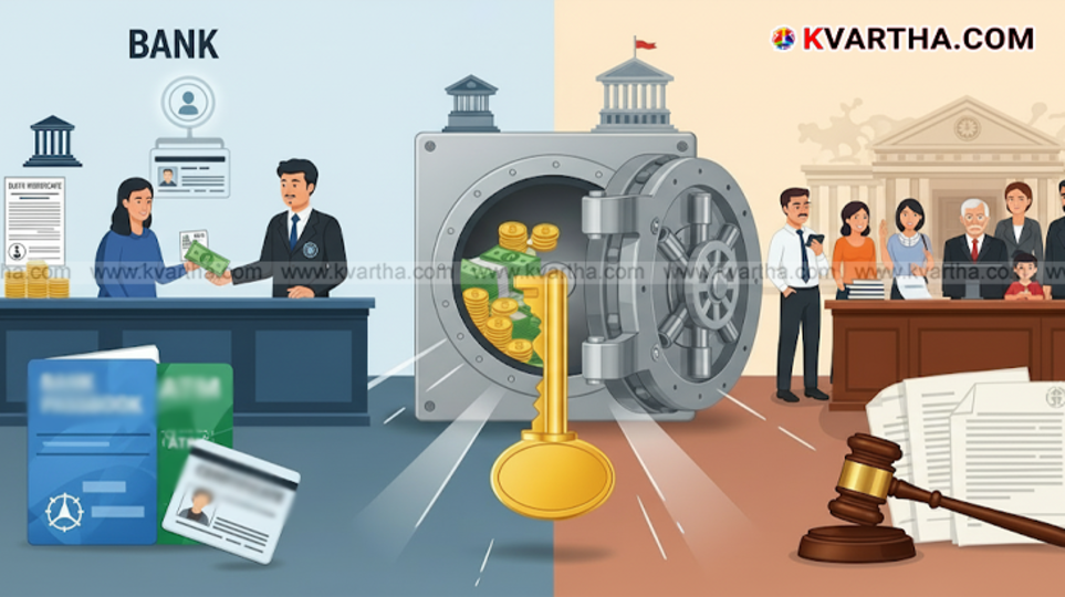 A person filling out a bank nominee form.