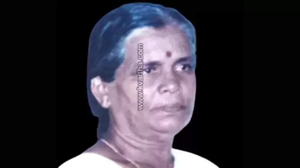  Photo of Karthyayini, the elderly woman who died in Payyanur&nbsp;