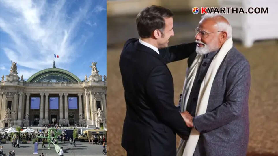 AI summit at Grand Palais with PM Modi and President Macron