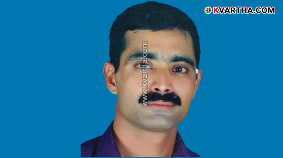 A symbolic image of ex-soldier V.V. Sajesh, who died in a scooter accident in Vellore, Payyannur.&nbsp;