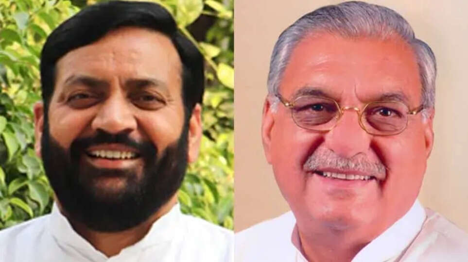 Nayab Singh Saini and Bhupinder Singh Hooda