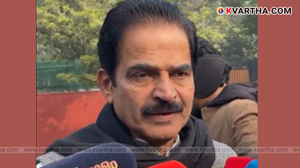  KC Venugopal addressing a press conference in Delhi