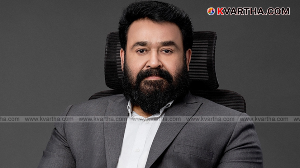 Actor Mohanlal arrives to cast his vote in the AMMA election.