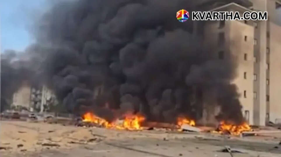 Destruction in Iran after Israel and US joint military airstrikes