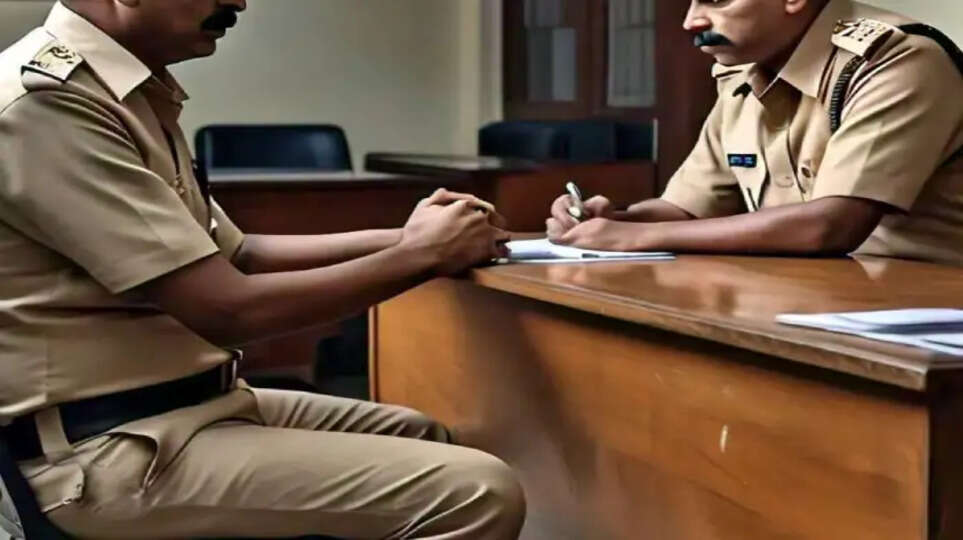 civil police officer lodged a complaint against the ci