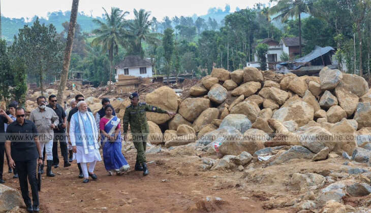 pm modi assures kerala of full support after landslide