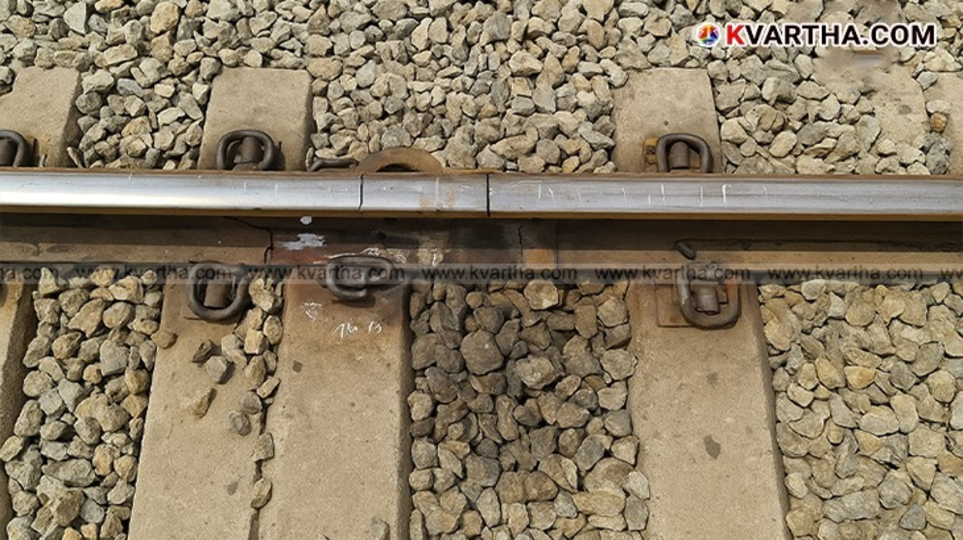 Goods train on fire in Tiruvallur