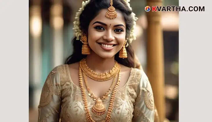 Bride Representing Gold Rate March 04 Kerala