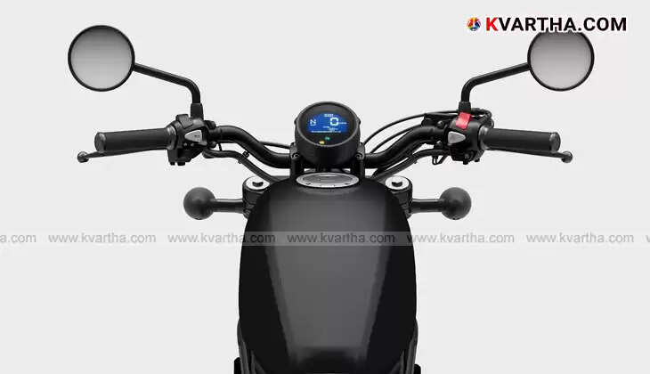 Honda Rebel 500 cruiser motorcycle in black