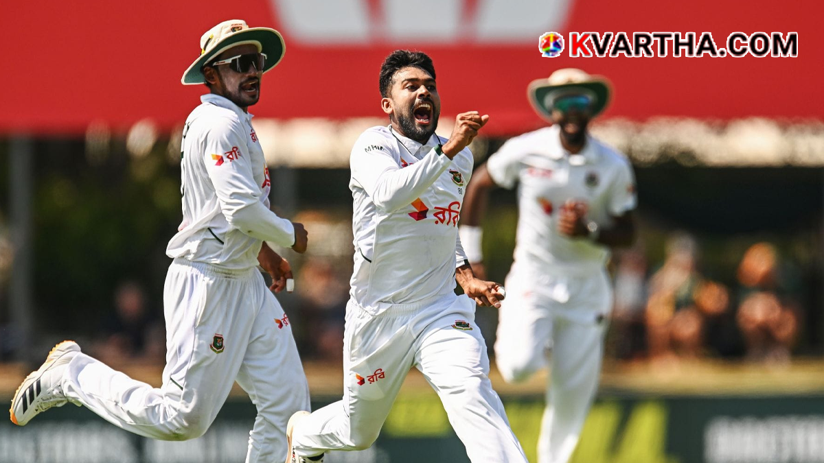  Representational image of Bangladesh cricket team celebrating historic win in Australia
