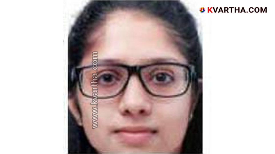 Photo of Thaman Muraleedharan, medical student who passed away in Kannur.