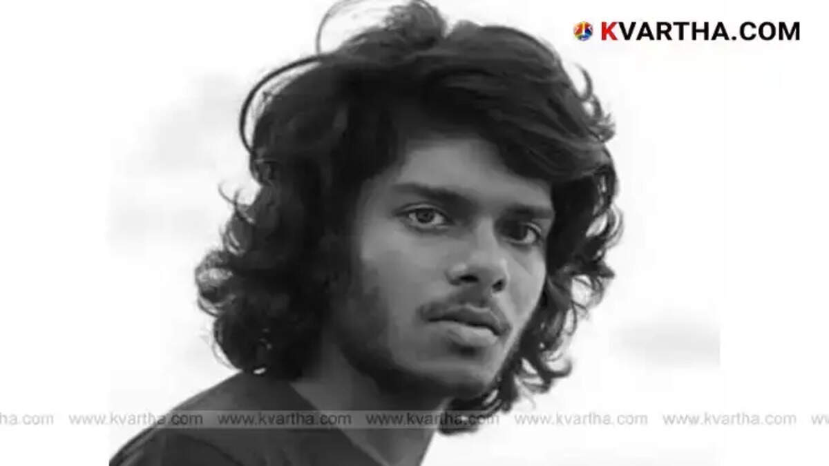 Photo of rapper Vedan, who is wanted by police.