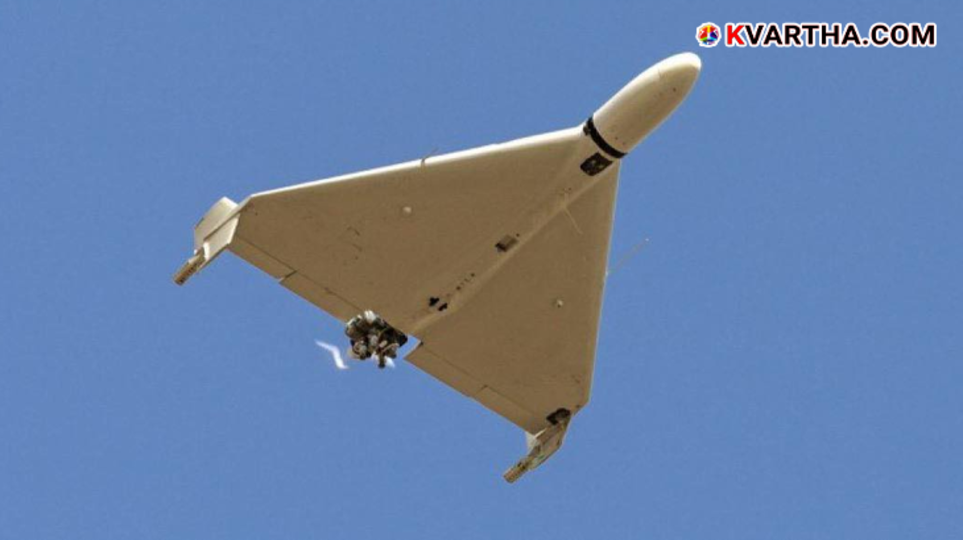 Saudi air defense system firing in the night sky to intercept drones