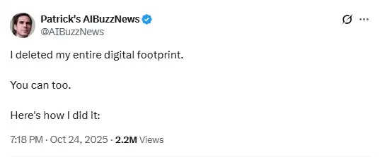 Image of a person deleting data on a laptop