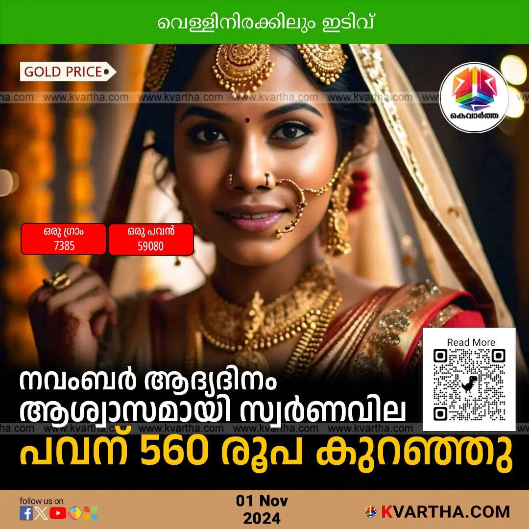 gold price november 01 kerala