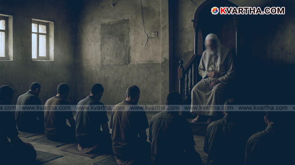 A mosque in Gaza, symbolizing the humanitarian crisis and spiritual suffering.