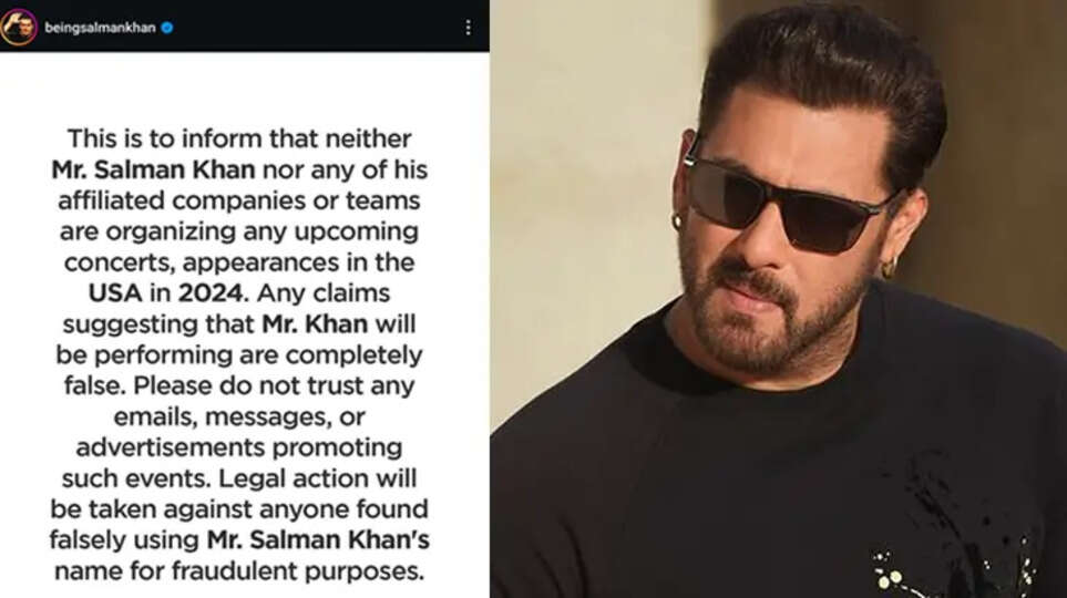 Salman Khan warns against fake ticket scam