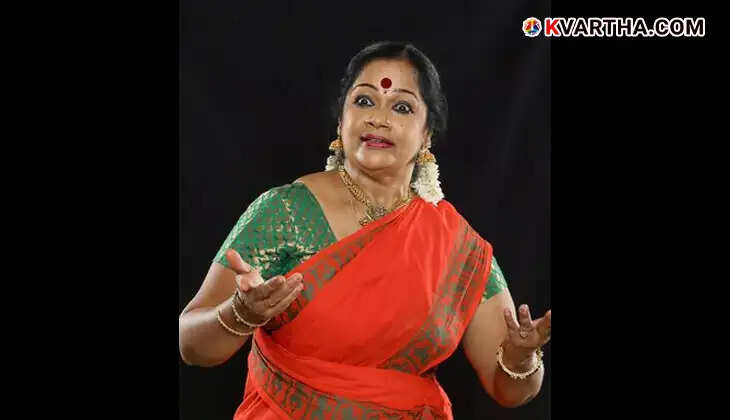  Kalamandalam Satyabhama in a press conference.