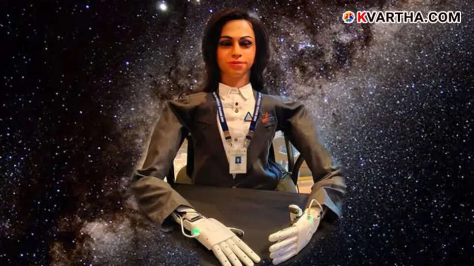 Half-humanoid robot Vyommitra for Gaganyaan mission.