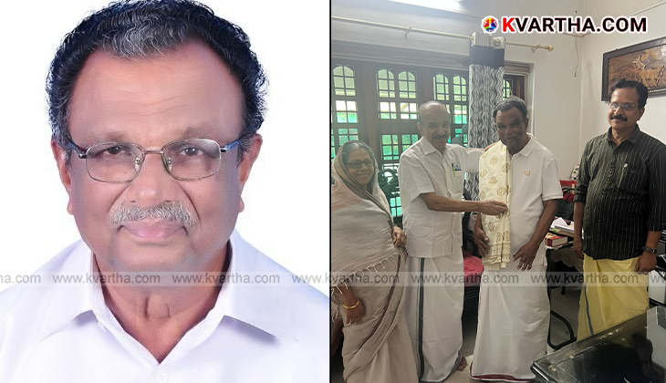 Photo of K Kunhikrishnan Master, a respected teacher from Karivellur.