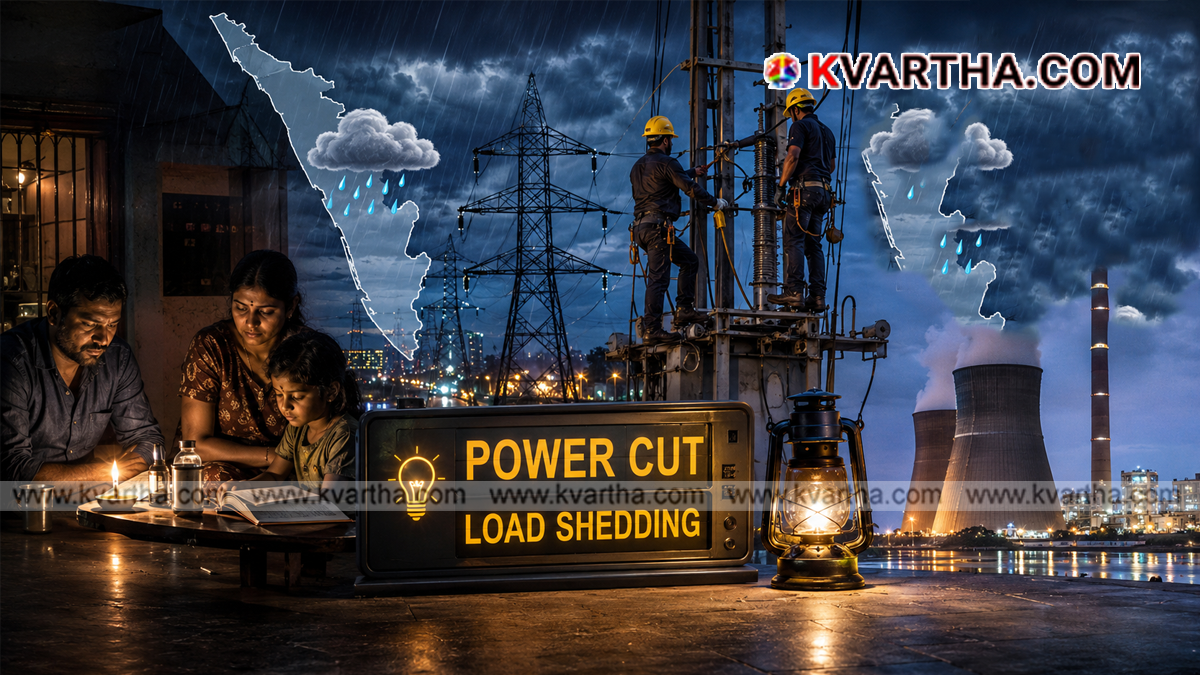 Conceptual image representing power outage and load shedding