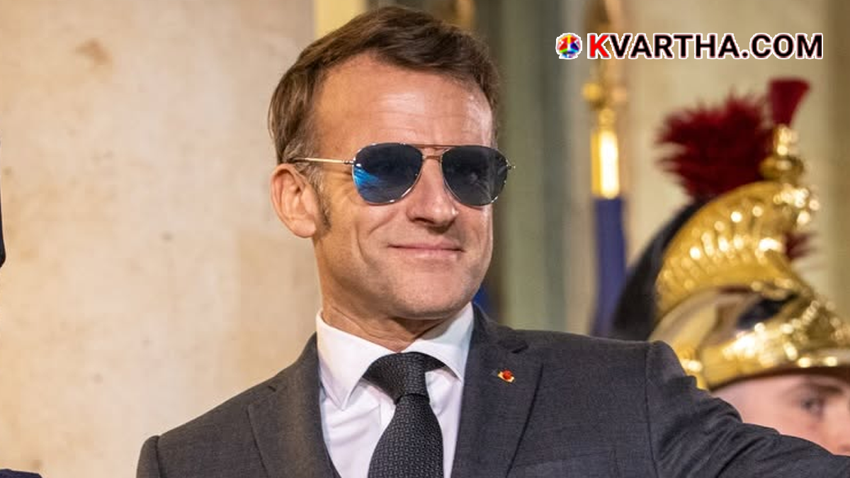  French President Emmanuel Macron addressing the media in Qatar regarding French riots
