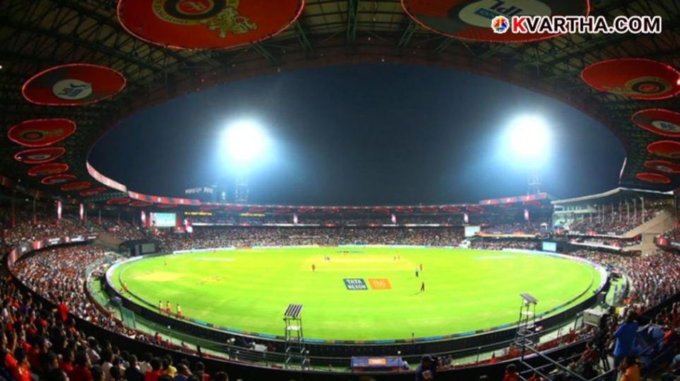 M. Chinnaswamy Stadium Bengaluru prepared for IPL 2026 matches.