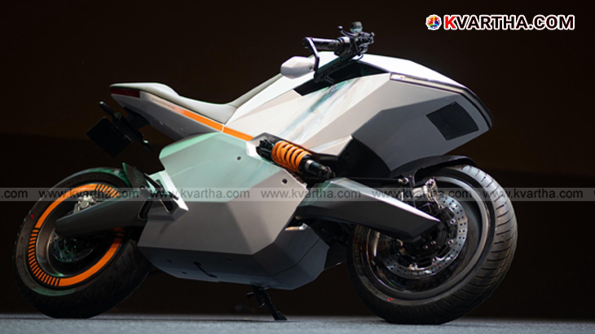 A prototype image of the Ola Diamondhead electric motorcycle