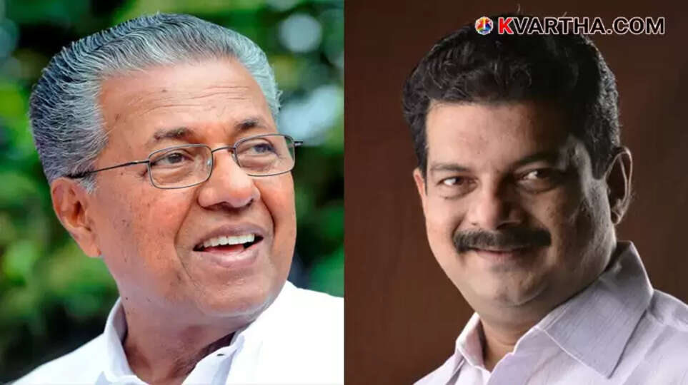 Kerala Chief Minister Pinarayi Vijayan and P.V. Anwar, prominent figures in the Nilambur by-election.