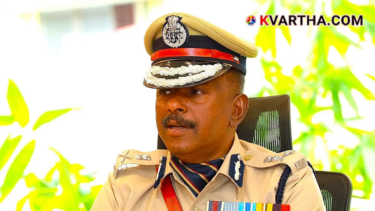 File photo of Kerala Police ADGP M R Ajithkumar