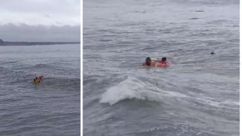 two fishermen rescued from drowning at chootad beach